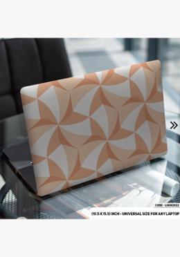 DDecorator Seamless geometry shape laptop sticker. For Laptop Removable Waterproof Laptop Skin (Fit in Any Kind of Laptop - 10.5X15.5) image