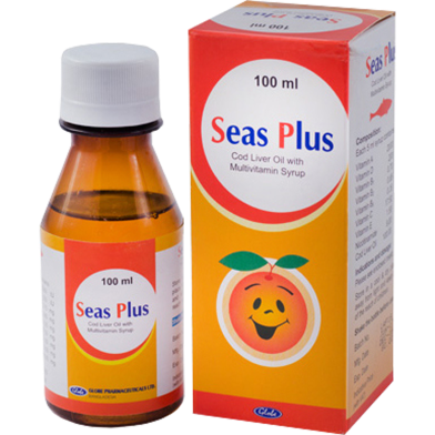 Seas Plus Syrup 100 ml bottle image