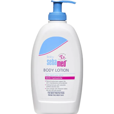 Sebamed Baby Body Lotion 400 ml |Ph 5.5|Camomile And Allantoin| image