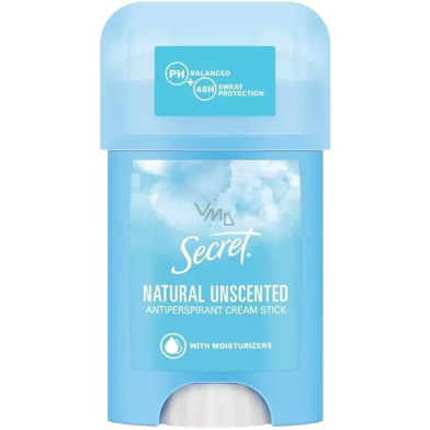 Secret Natural Unscented Antiperspirant Cream Stick 40 ml image