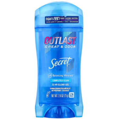 Secret Outlast Clear Gel Deodorant – Long-Lasting Freshness and Sweat Protection-73gm image