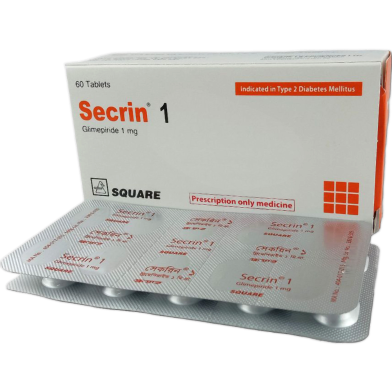 Secrin 1 mg Tablet 10's Strip image