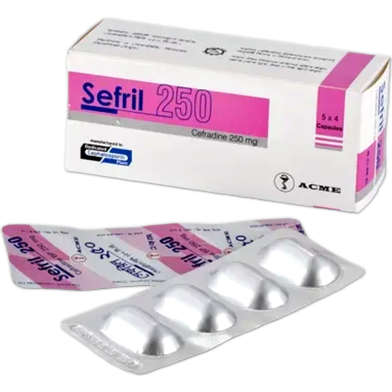 Sefril 250 mg Capsule 4's strip image