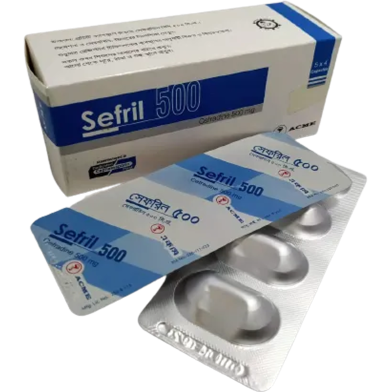 Sefril 500 mg Capsule 10''s Strip image