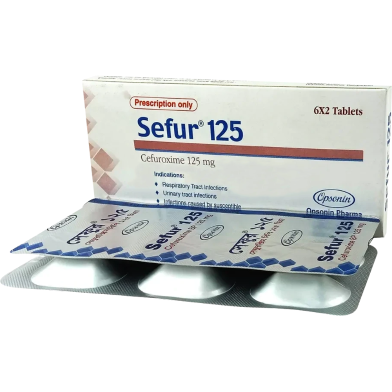 Sefur 125 mg Tablet 10's Strip image