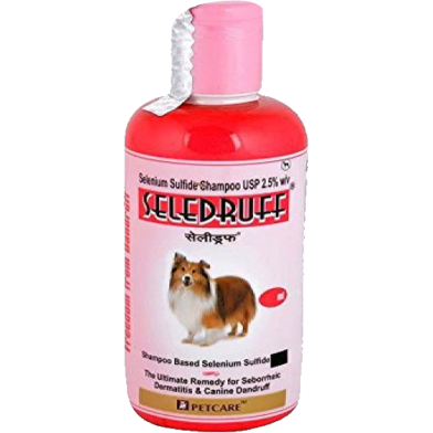 Seledruff Selenium Sulfide Shampoo USP 2.5 percent For Dogs 200ml image