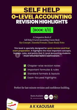 Self-Help O-Level Accounting Revision Highlights image