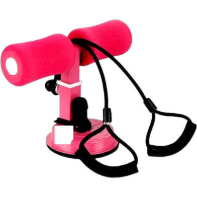 Self Suction Sit Up Bar with Resistance Band image