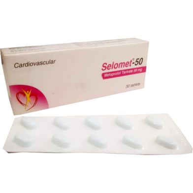 Selomet 50 mg Tablet 10's Strip image