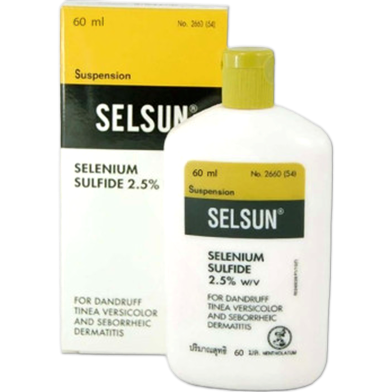Selsun Selenium Sulfide 2.5Percent Dandruff Shampoo 60ml image