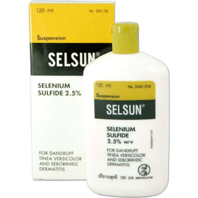 Selsun Selenium Sulfide 2.5Percent Dandruff Shampoo 120ml image