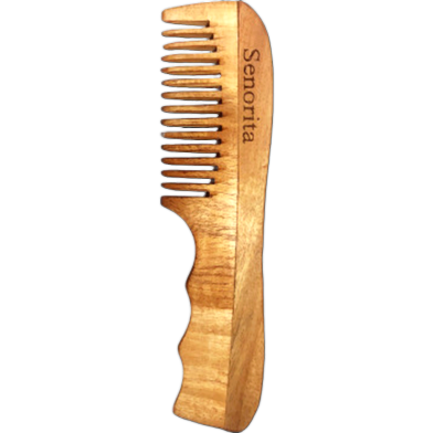 Senorita Luxery Neem Wood Hair Comb image
