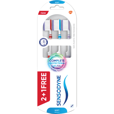 Sensodyne Complete Protection Toothbrush Family Pack image