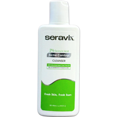 Seravix 2 Percent Salicylic Acid Acne Control Cleanser 90ml image