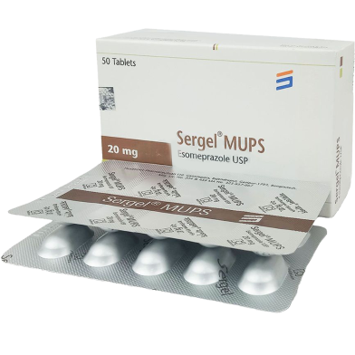 Sergel MUPS 20 mg 10's Strip MUPS Tablet image
