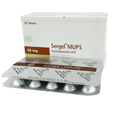 Sergel MUPS 20 mg MUPS Tablet 1 Pcs image