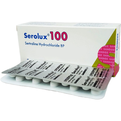 Serolux 100 mg Tablet 10's Strip image