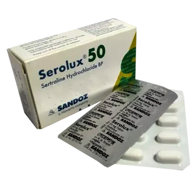 Serolux 50 mg Tablet 10's Strip image