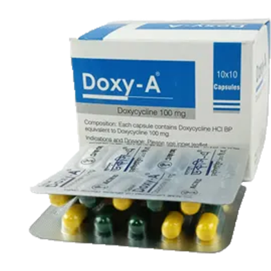 Servidoxyne 100 mg Capsule 10's Strip image