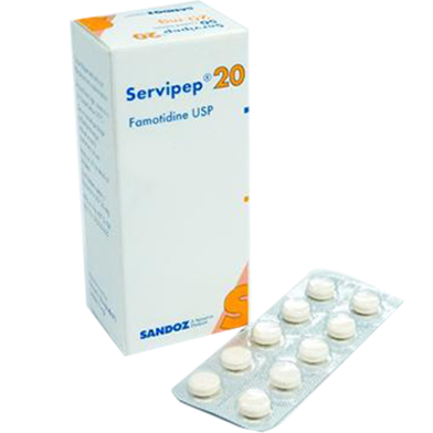 Servipep 20 mg 10's Strip Tablet image