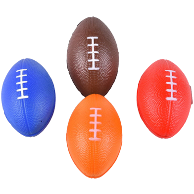 Rugby Sponge Ball To Decompress And Decompress Hand-Held Pinch Ball Toy Elastic American And British Style -1pcs image