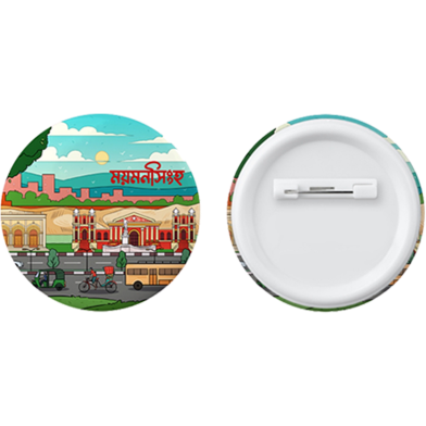 Sevendays Mymensingh Button Pin Badge - 10 Pcs image