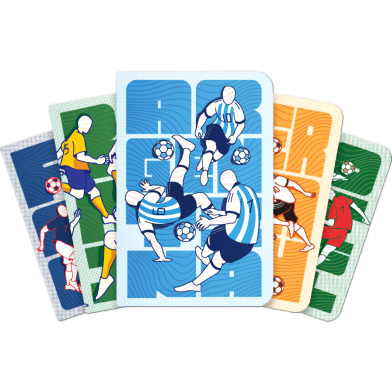 Sevendays Notes Football Series Notebook 5-Pack image