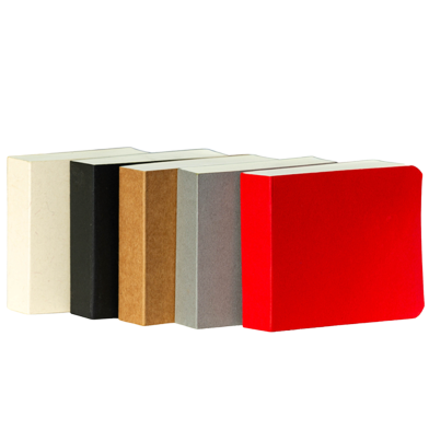 Sevendays Notes Slip Pad Series Black, Grey, Kraft, Red, Texture White Notebook 5-Pack image