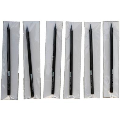 Sevendays Notes Wooden Pencils - Pack of 6 Pcs (Black) image