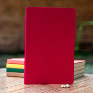 Sevendays Red Lined Notebook image