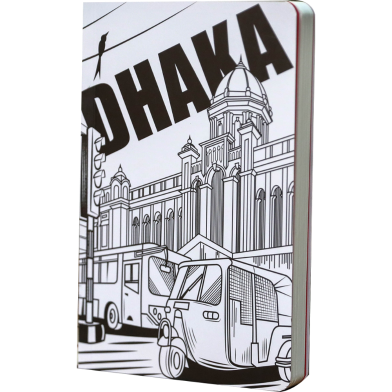 Sevendays Work Size Dhaka (Line) White Lined Notebook (SN202309382) image