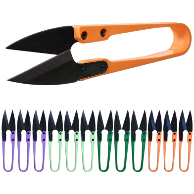 Sewing Scissors Carbon Steel Trimming Nipper Yarn Lightweight Thread Cutter Portable Mini Embroidery Clipper Stitching Snip for DIY-1Pcs image
