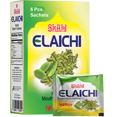 Shahi Elaichi Herbal Mouth Fresheners Combo 5 Pcs Sachets image