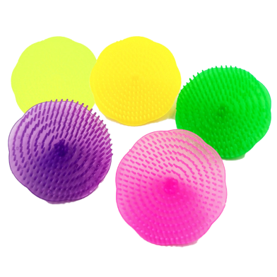 Shampoo brush Hair Massager Bath Massage Brush Scalp Massager Hair Shower Brush Comb Care Tool -1pcs (Any Color) image