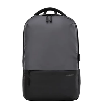Shaolong Laptop Business And Travel Backpack - Grey image