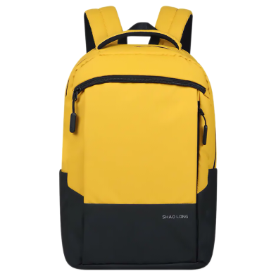 Shaolong School Backpack with Laptop Part (Yellow) image