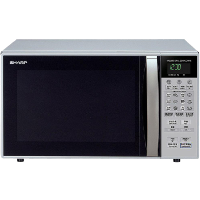 Sharp Double Grill Convection Microwave Oven R-898C-S | 26 Litres - Silver image