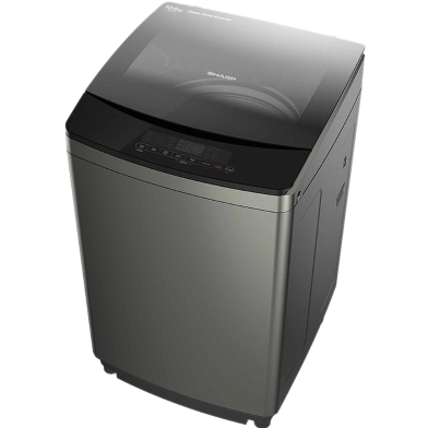 Sharp Full Auto Inverter Washing Machine ES-F100G | 10 KG - Titanium image