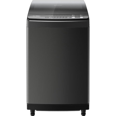 Sharp Full Auto J-Tech Inverter Washing Machine ES-W85TWXT-SA | 8.5 KG - Titan Silver image