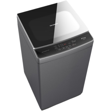 Sharp Full Auto Washing Machine ES-X858 | 8.0 KG - Dark Silver image