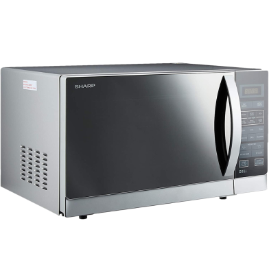 Sharp Grill Microwave Oven R-72A1-SM-V | 25 Litres - Mirror Silver image