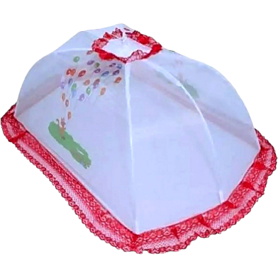 Sheba Marketing Baby Balloon Print Mosquito Net Red Pink image