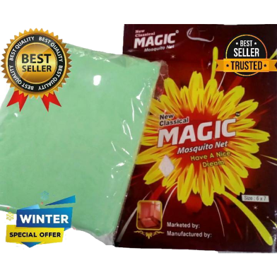 Sheba Marketing Magic Mosquito Net (6×7 Feet) And (5×7 Feet) image