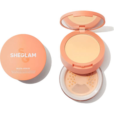 Sheglam Insta Reday Face Setting Powder Duo - Toasted Almond image