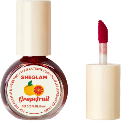 Sheglam Lip and Cheek Tint-Grape Fruit Punch Long-Lasting Matte Finish Lip Tint - 6ml image