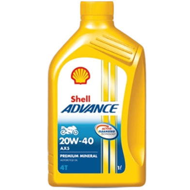 Shell Advance AX5 20W-40 Premium Mineral – 1 Litre image
