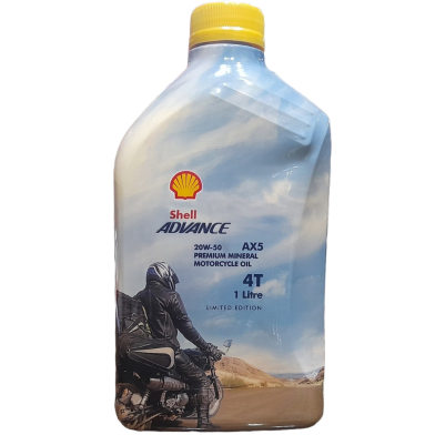 Shell Advance AX5 20W-50 Premium Mineral – 1 Litre image
