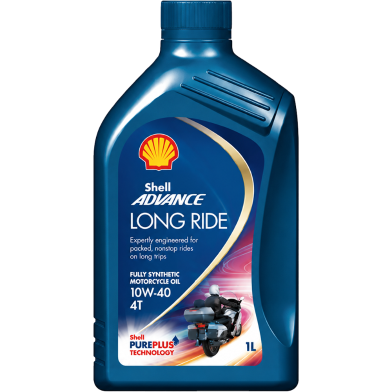 Shell Advance Long Ride 10W-40 Full Synthetic – 1 Litre image