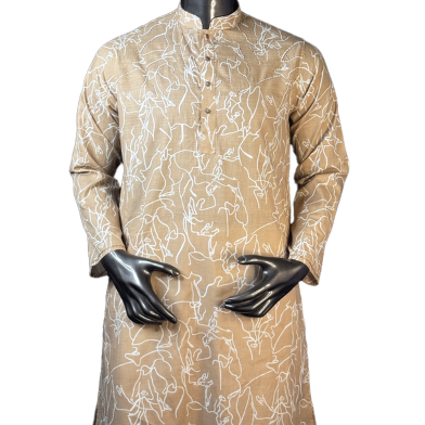 Shilpaholic Abstract Printed Panjabi image