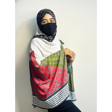 Shilpaholic Arabic Theme Keffiyeh Flag Hijab image